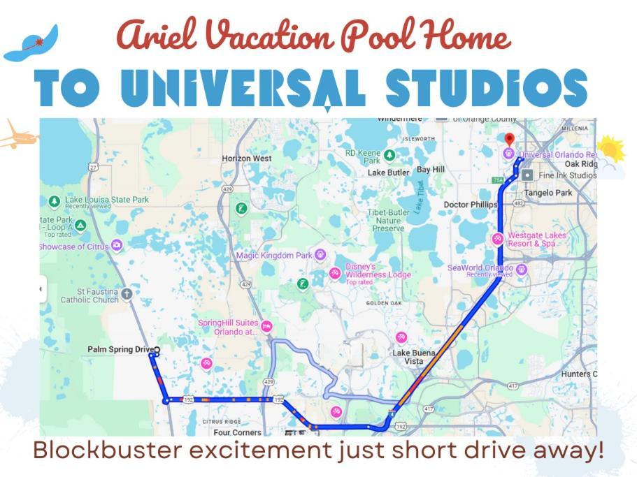 Ariel Private Pool Home Wspa Ορλάντο Εξωτερικό φωτογραφία